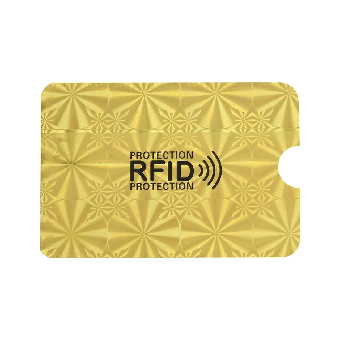 100-pack Aluminum Foil Rfid Blocking Credit Card Case