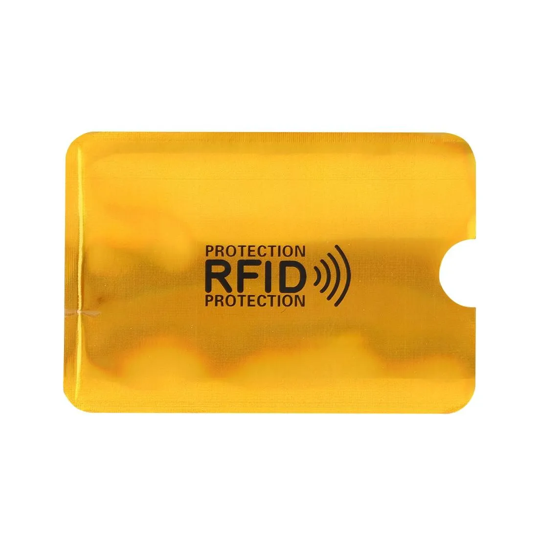 100-pack Aluminum Foil Rfid Blocking Credit Card Case