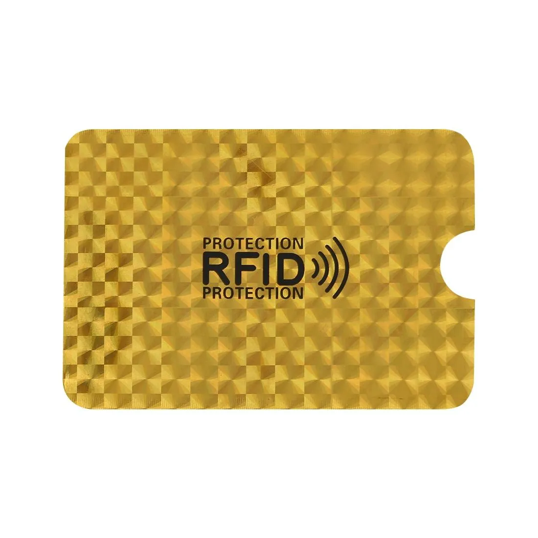 100-pack Aluminum Foil Rfid Blocking Credit Card Case