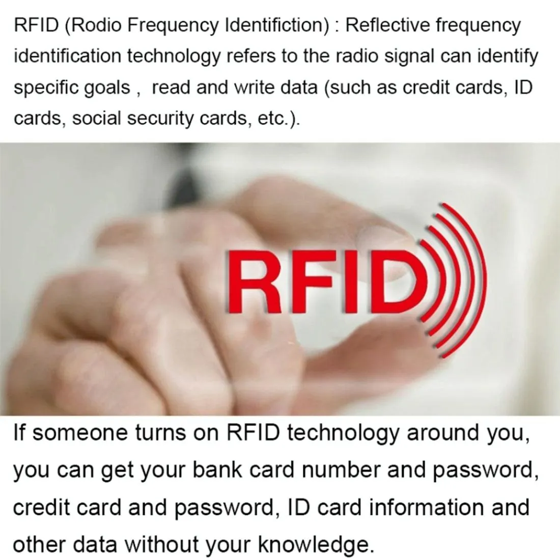 100-pack Aluminum Foil Rfid Blocking Credit Card Case