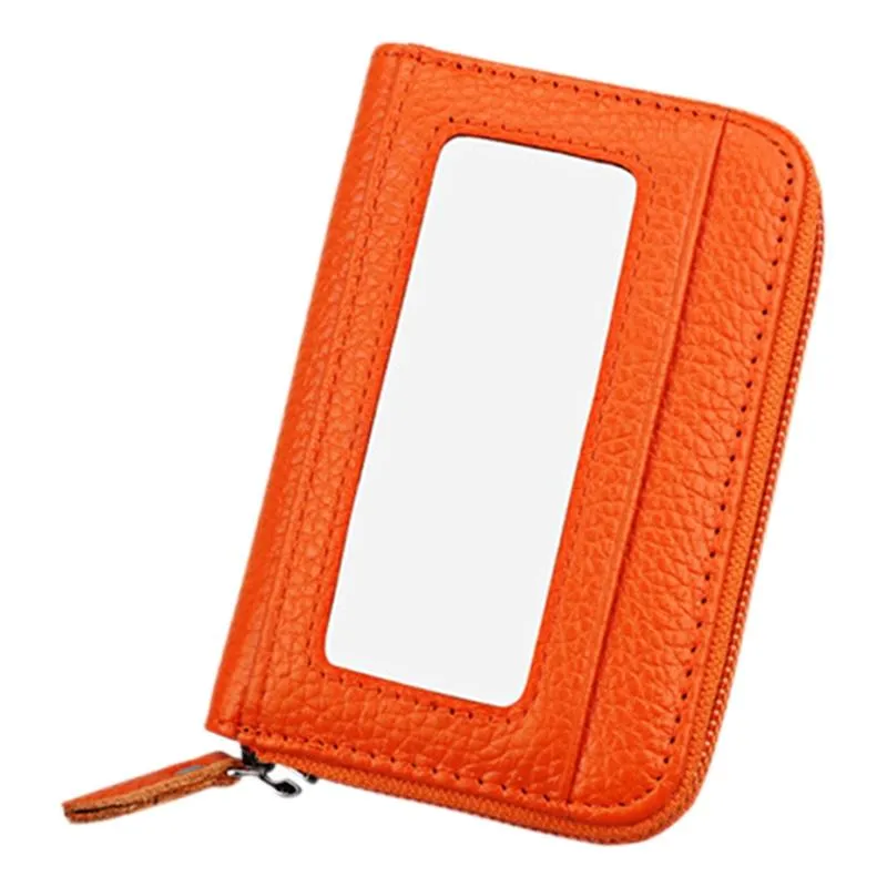12-slot Leather Rfid Blocking Card Holder Wallet