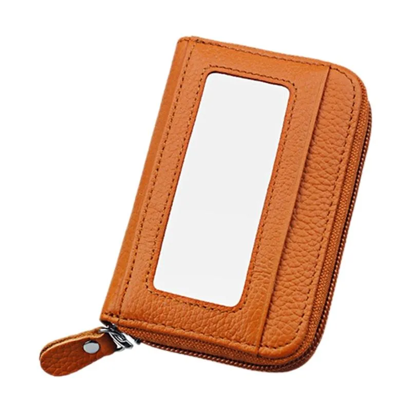 12-slot Leather Rfid Blocking Card Holder Wallet