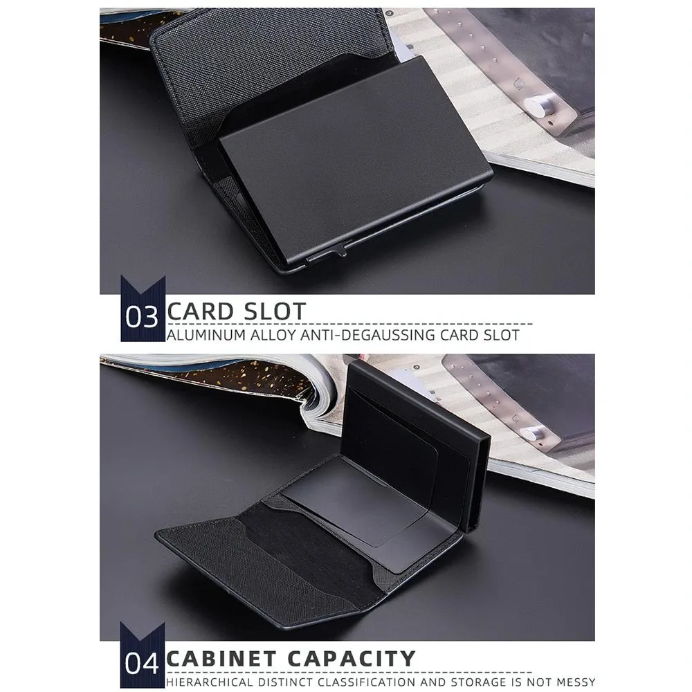 Anti-theft Rfid Leather Wallet - Secure Design