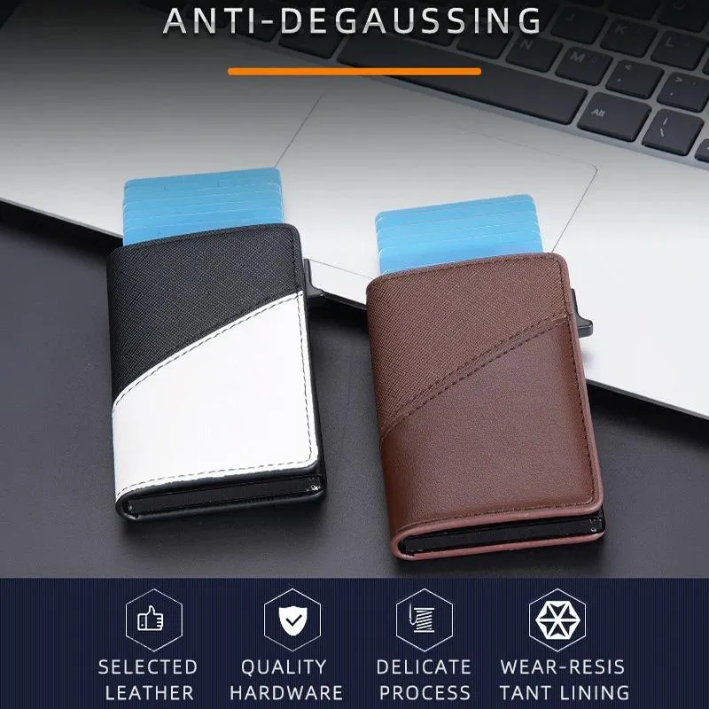 Anti-theft Rfid Leather Wallet - Secure Design