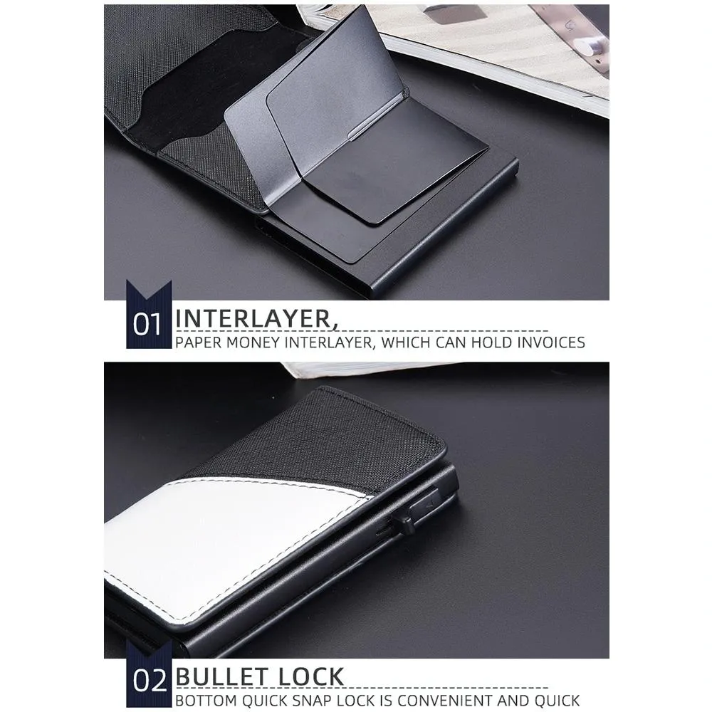 Anti-theft Rfid Leather Wallet - Secure Design