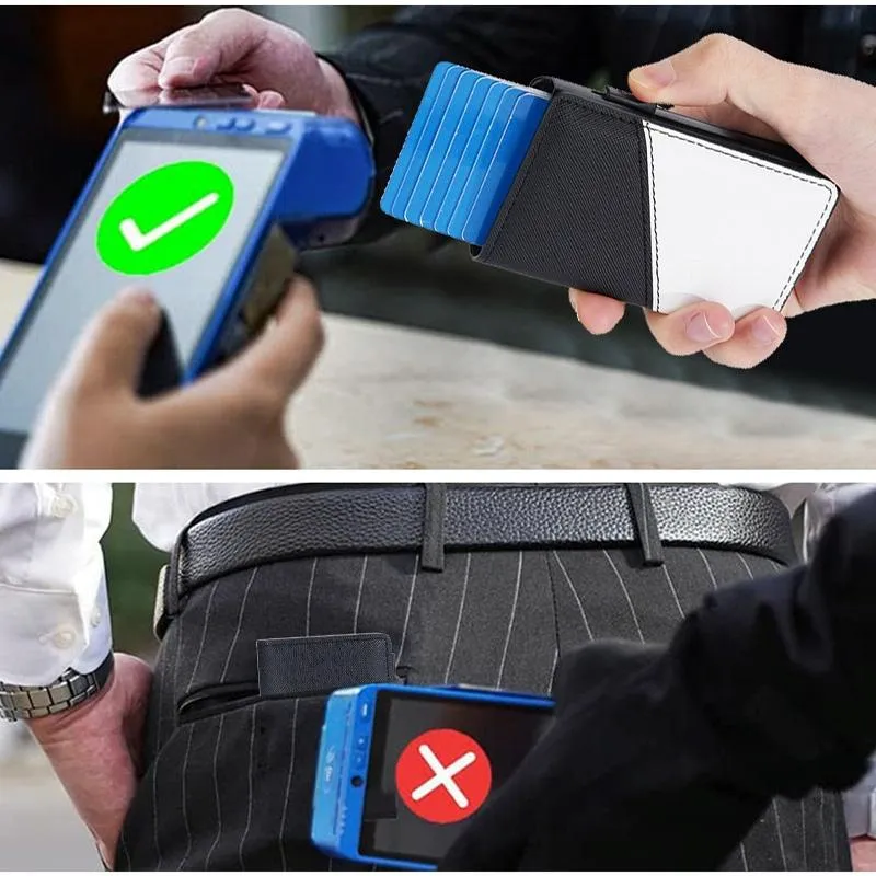Anti-theft Rfid Leather Wallet - Secure Design