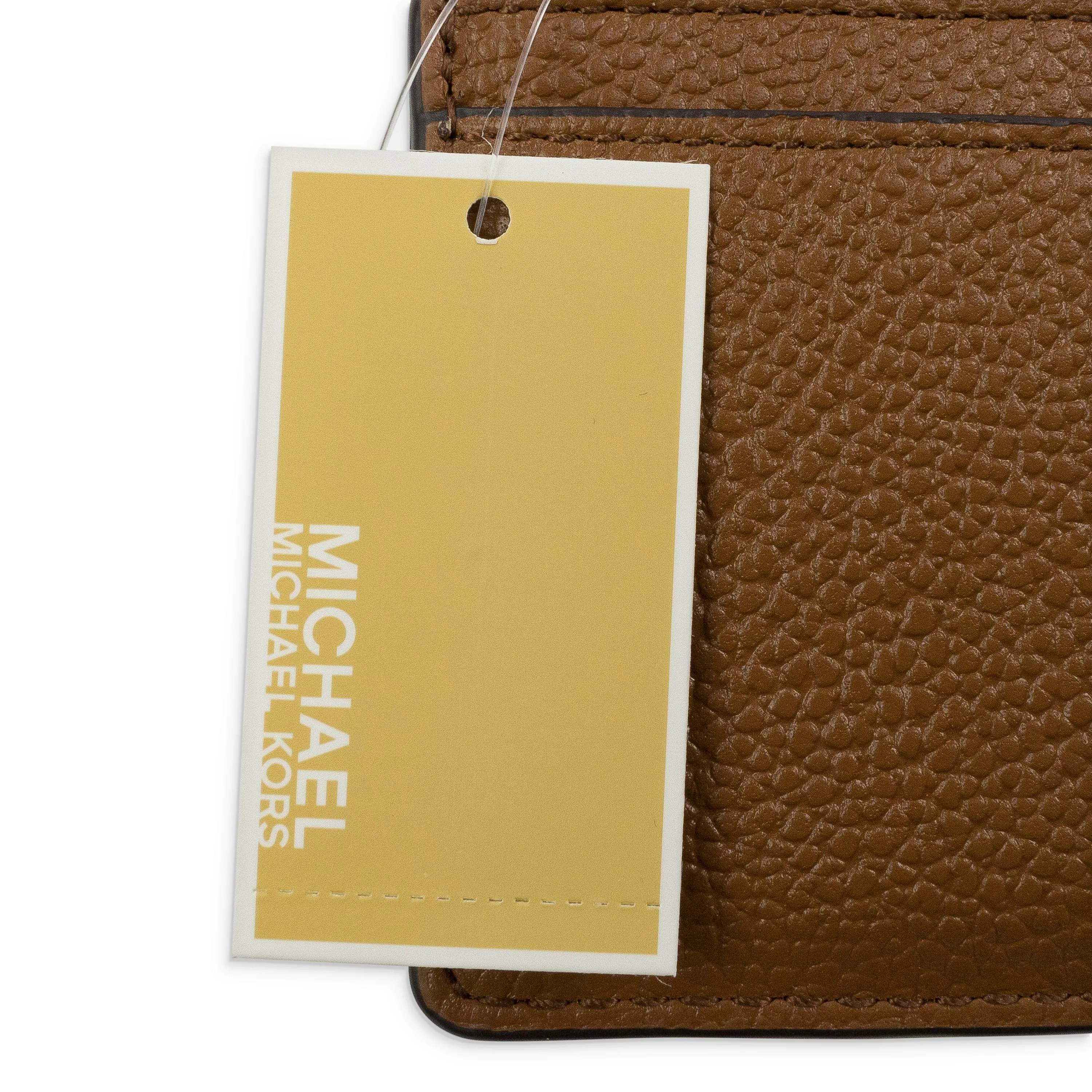 BROWN CARD CASE LEATHER CARDHOLDER