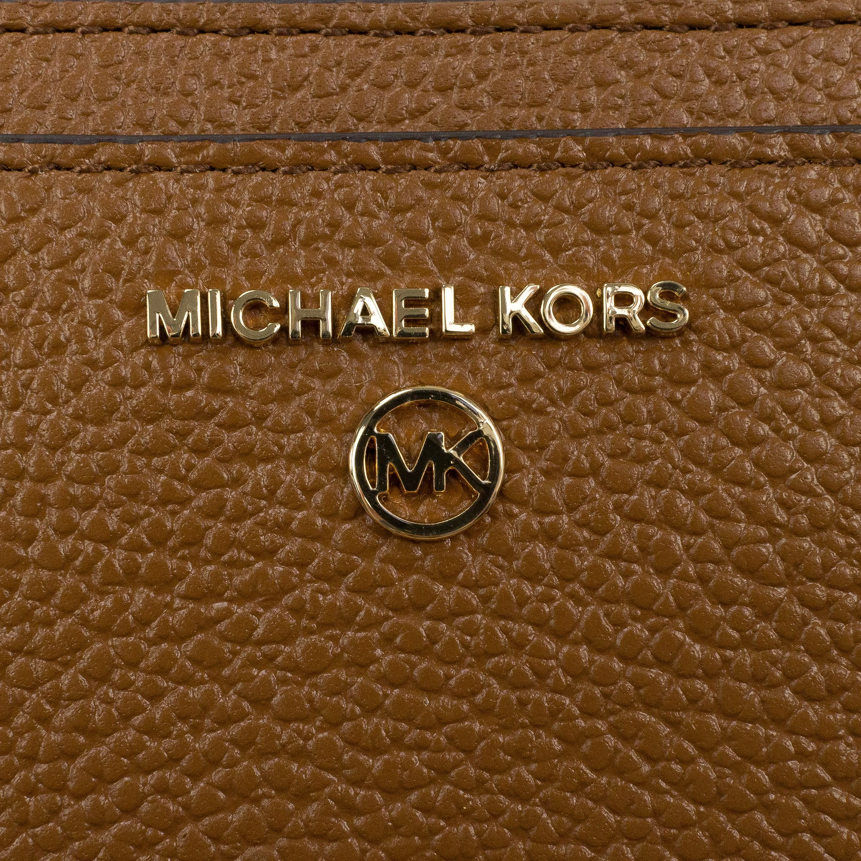 BROWN CARD CASE LEATHER CARDHOLDER
