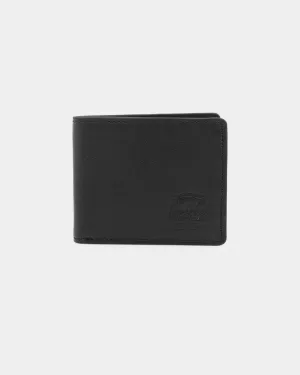 Herschel Bag Co Hank Leather RFID Wallet Black