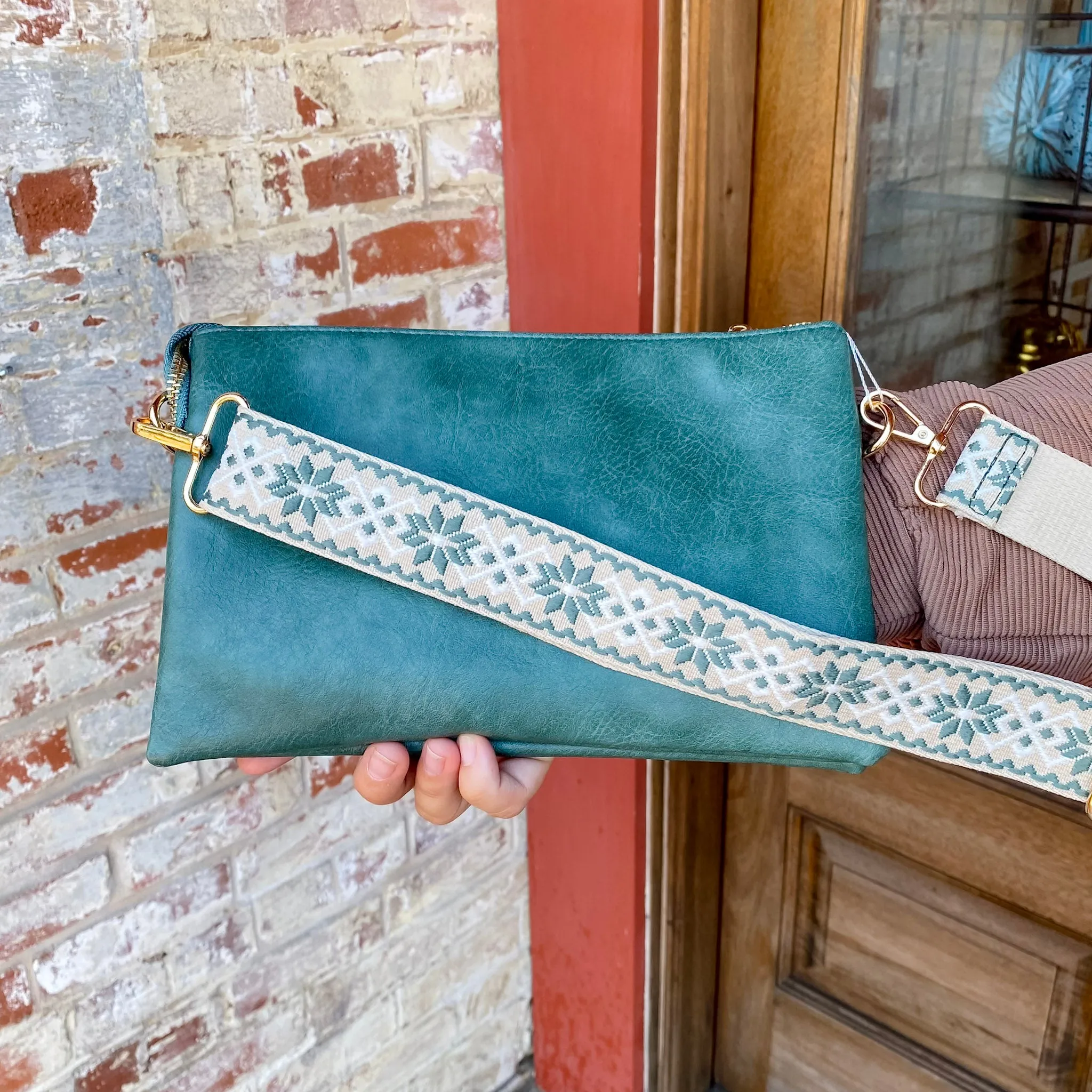 Jen & Co Izzy Crossbody Handbag - Deep Teal