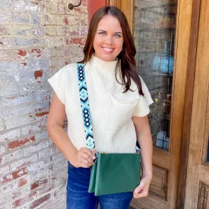 Jen & Co Izzy Crossbody Handbag - Hunter Green