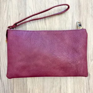 Jen & Co Riley Crossbody Handbag - Maroon