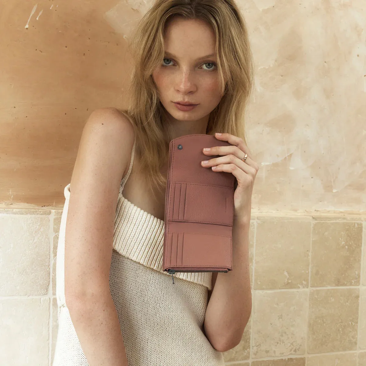Lucky Sometimes Wallet (Dusty Rose)