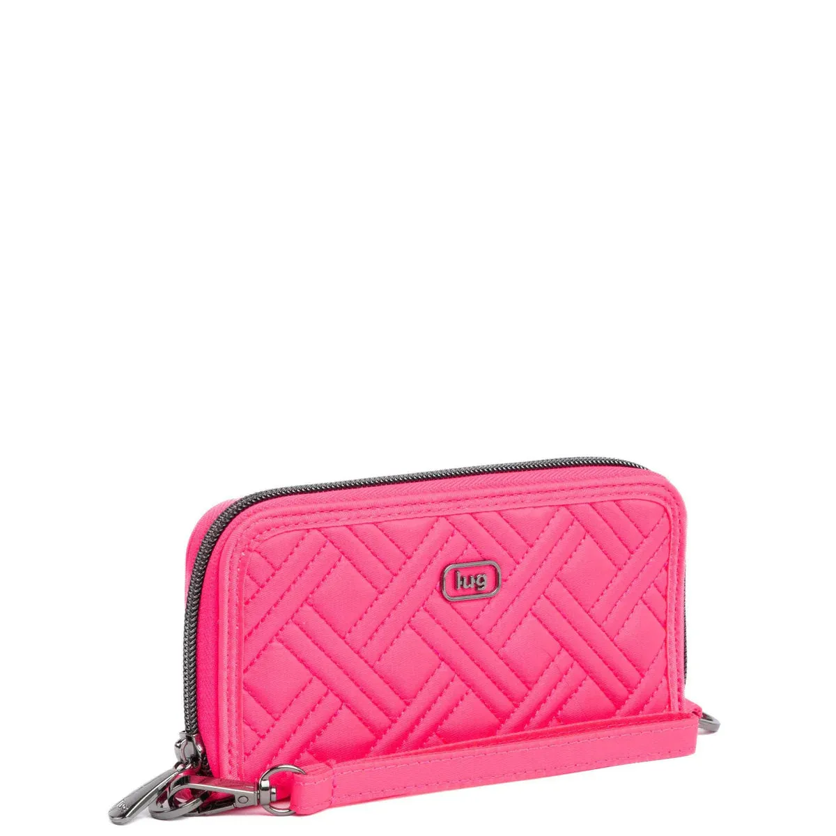 LUG Whirly RFID Wristlet Wallet in Magenta