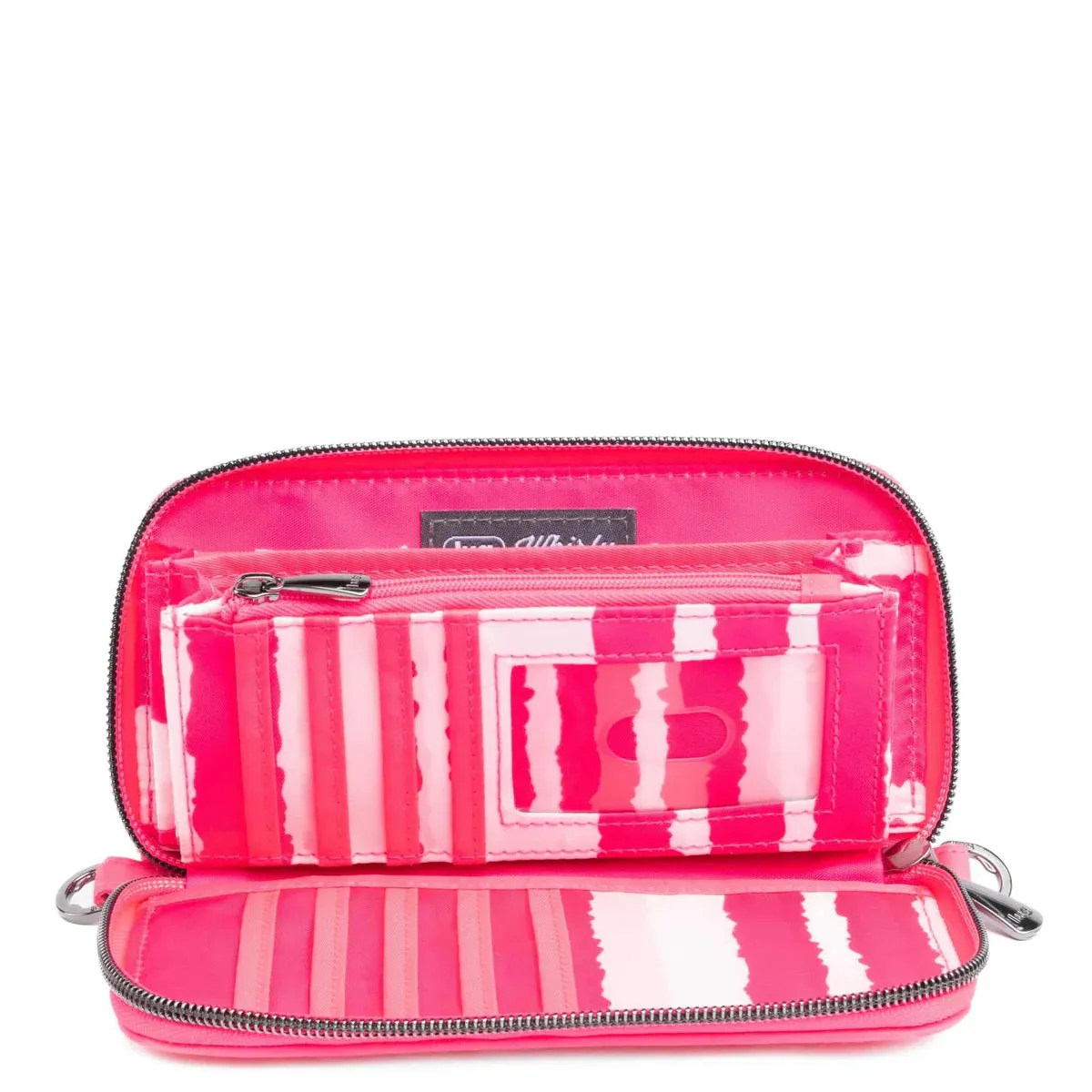 LUG Whirly RFID Wristlet Wallet in Magenta
