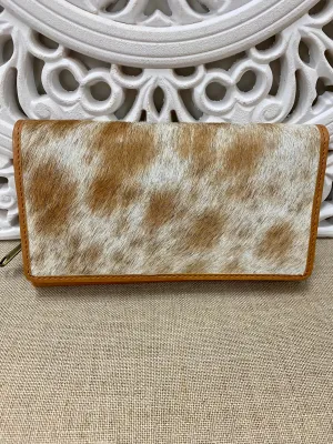 New York Ladies Cowhide Wallet  Tan