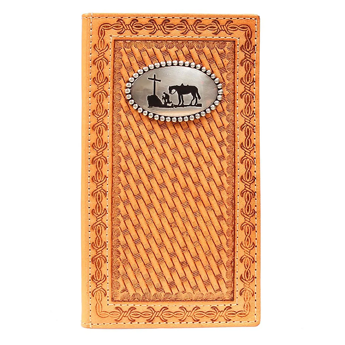 Nocona Praying Cowboy Rodeo Wallet