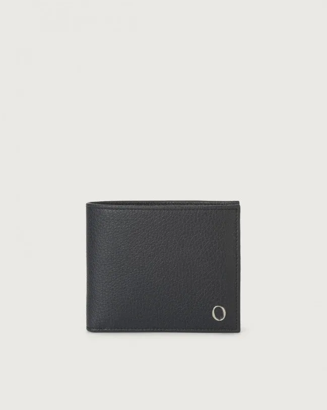 Portafoglio bi-fold in pelle con portamonete