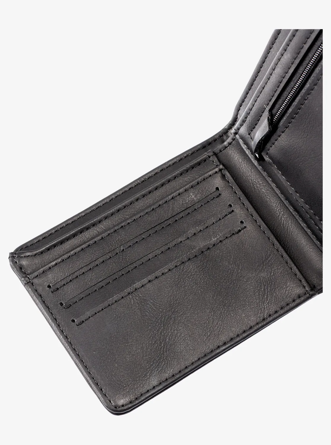 Quiksilver Men's Slim Rays Bi Fold Wallet Black AQYAA03357_KVJ0