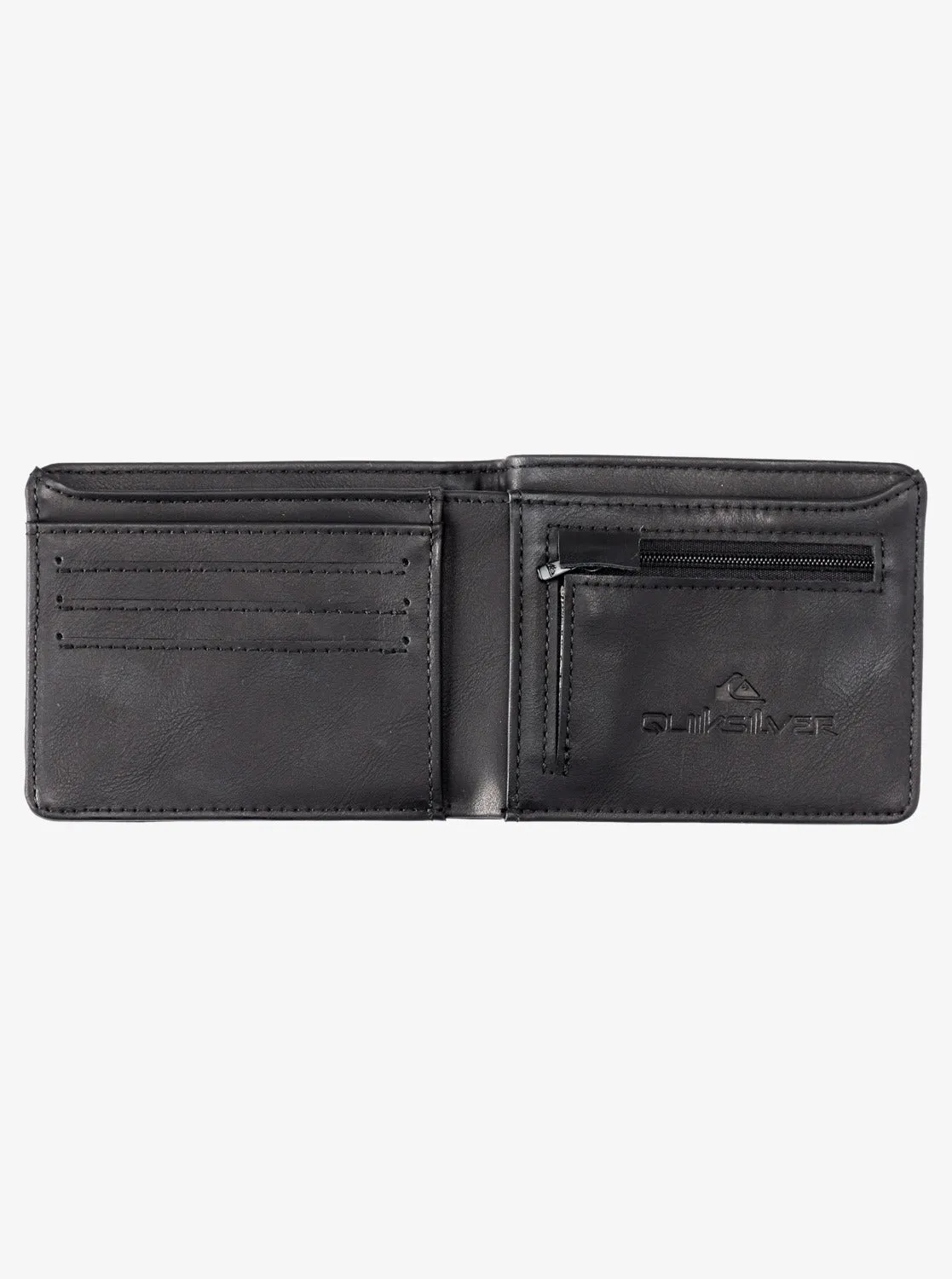 Quiksilver Men's Slim Rays Bi Fold Wallet Black AQYAA03357_KVJ0