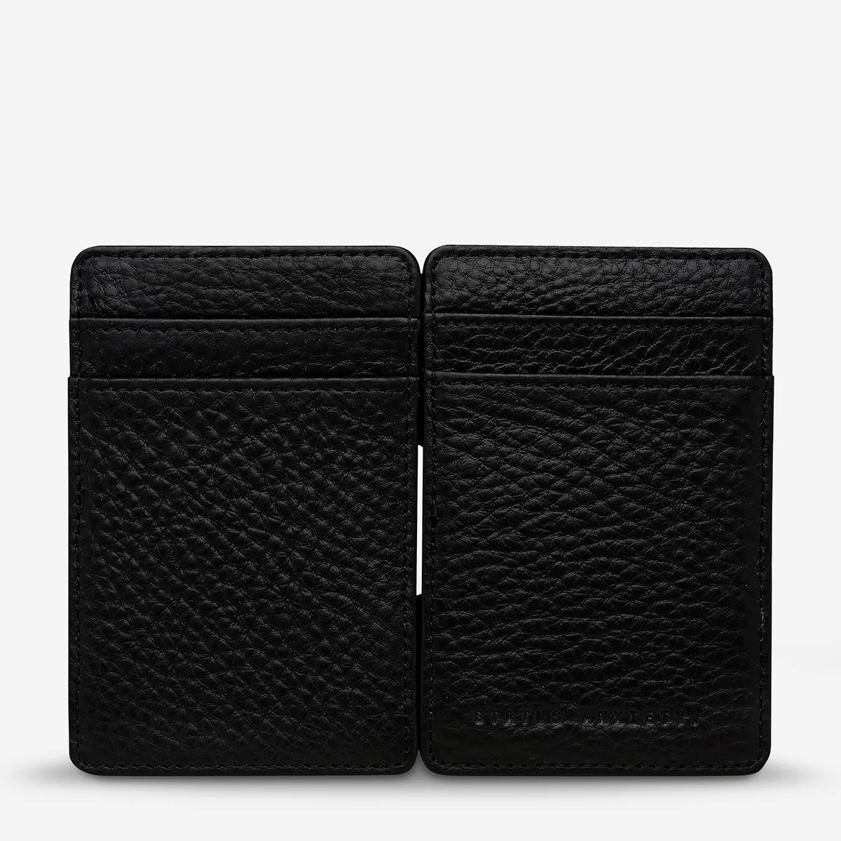 STATUS ANXIETY Flip Wallet black