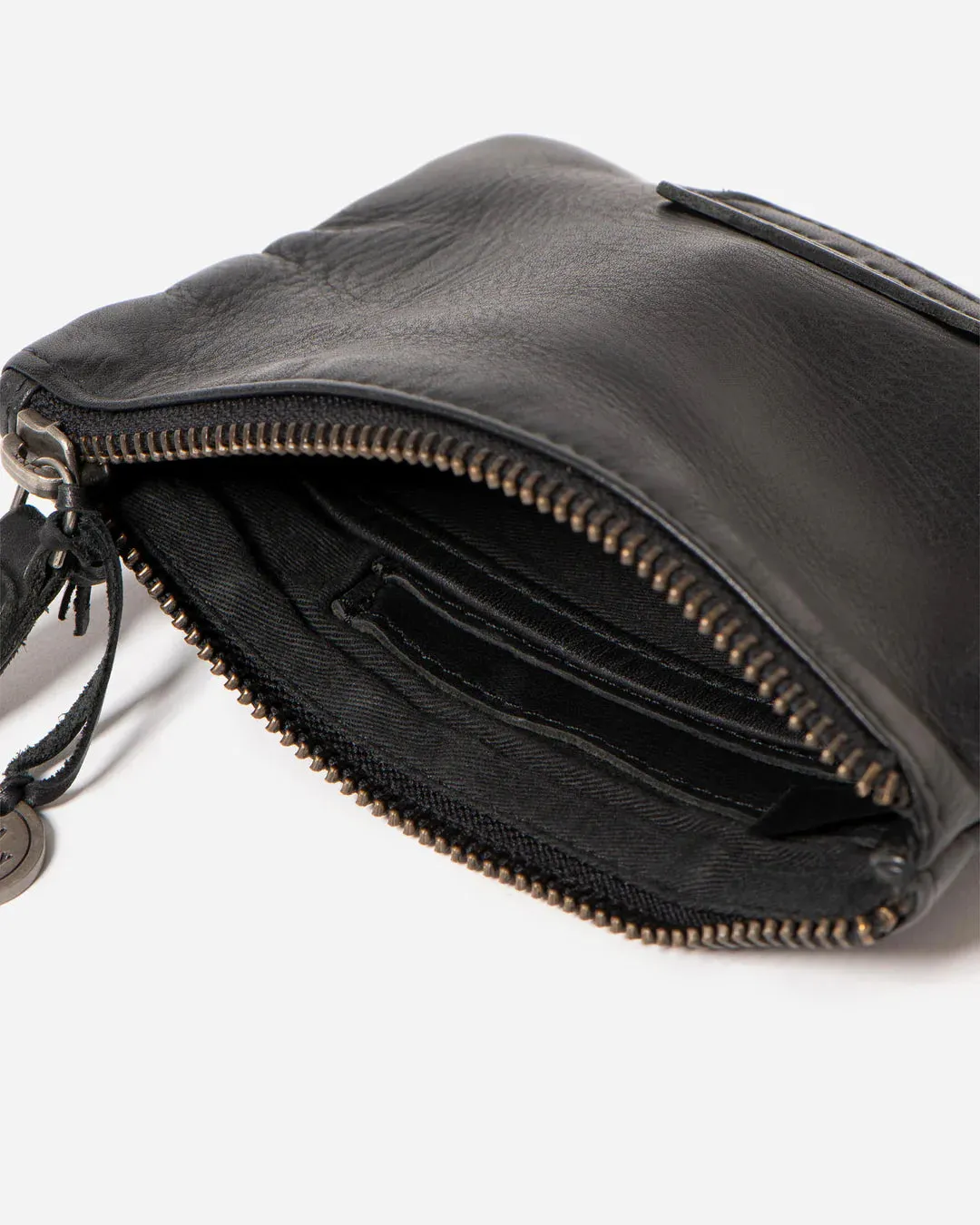 STITCH & HIDE - MELBOURNE POUCH in BLACK