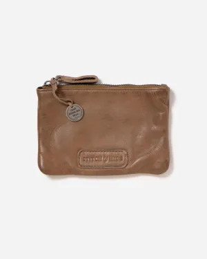 STITCH & HIDE - MELBOURNE POUCH in SADDLE