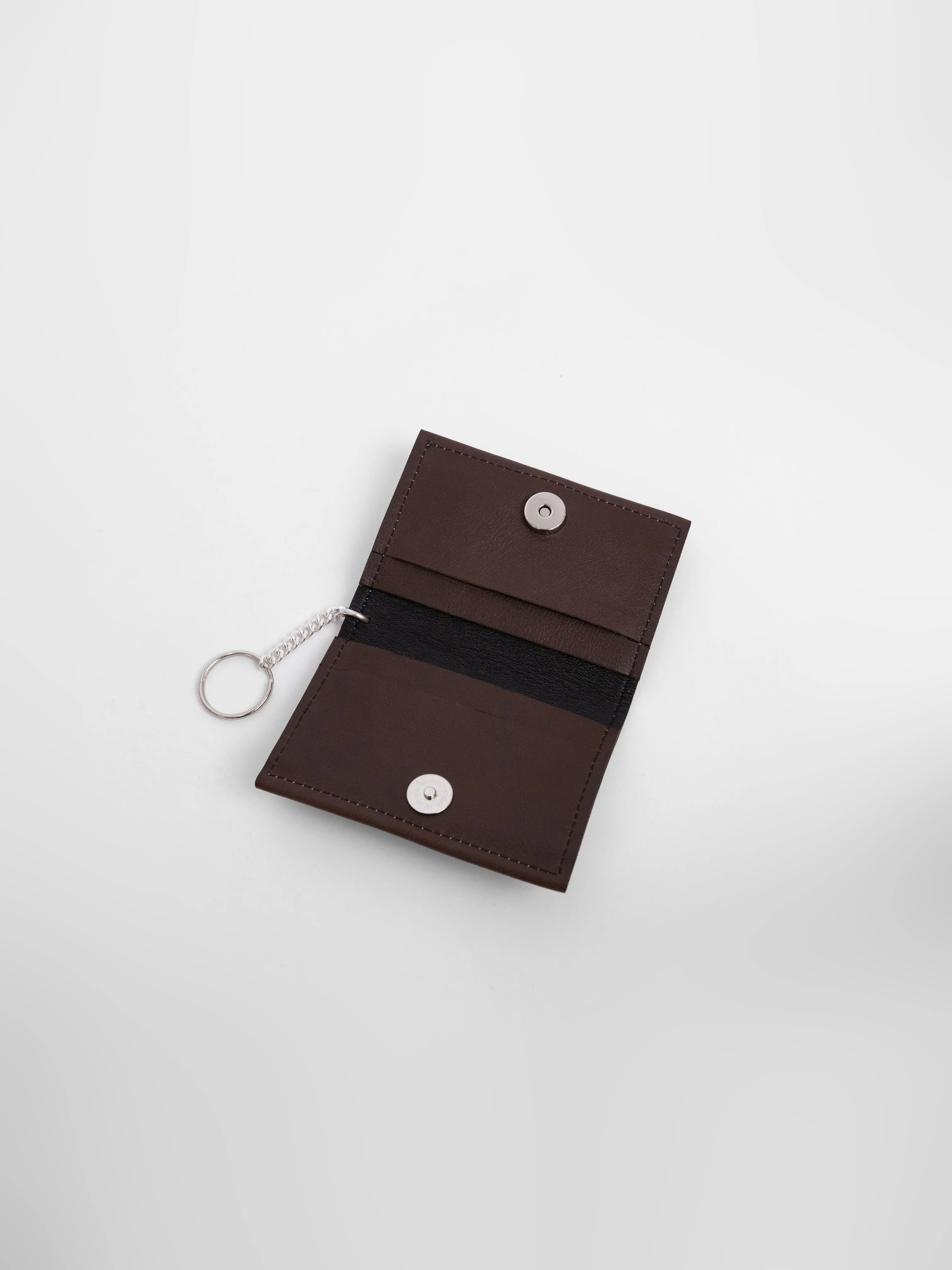 The Lair Claude Chain Wallet Mahogany