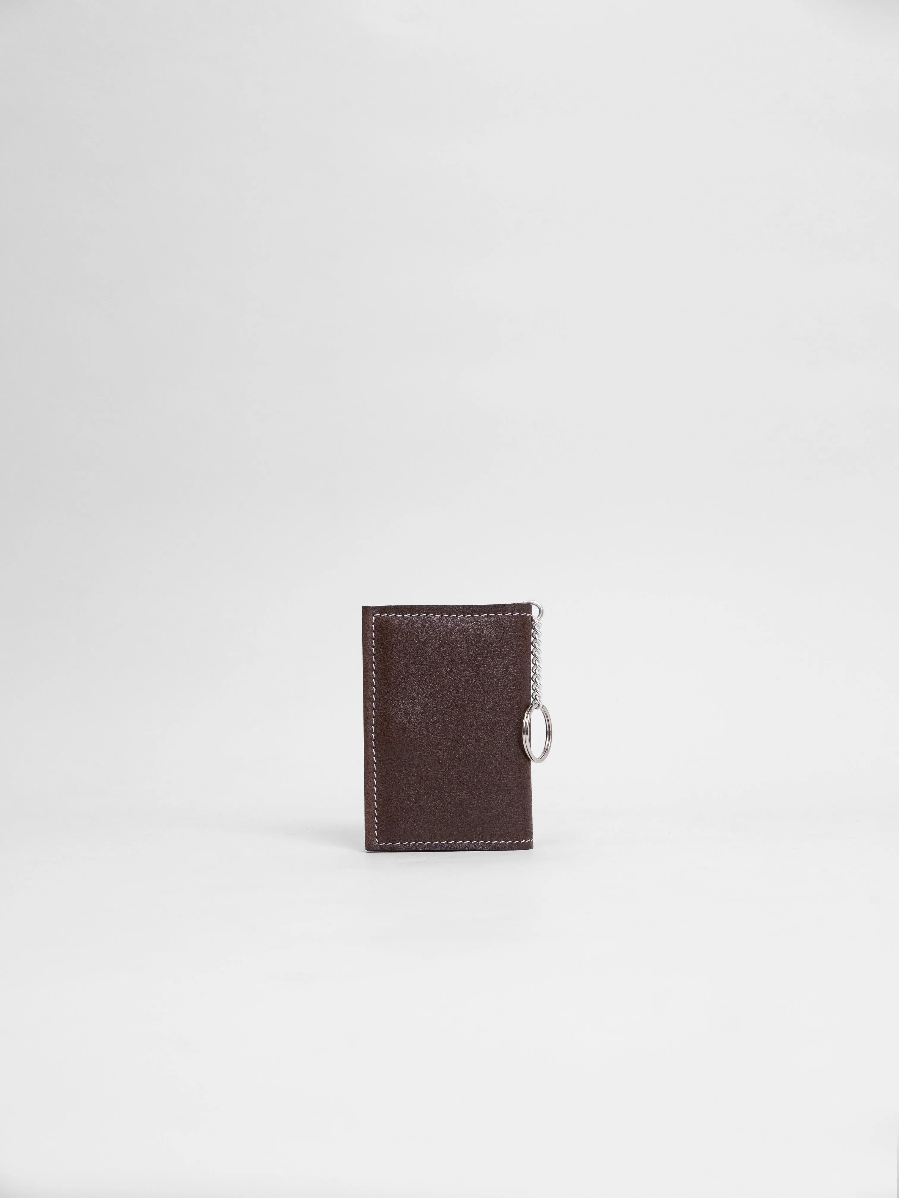 The Lair Claude Chain Wallet Mahogany