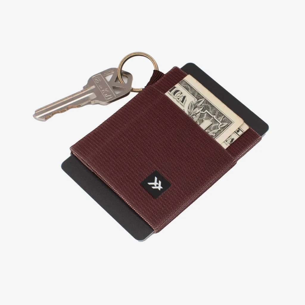 Thread Wallets Chocolate Elastic Wallet
