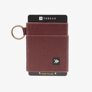 Thread Wallets Chocolate Elastic Wallet