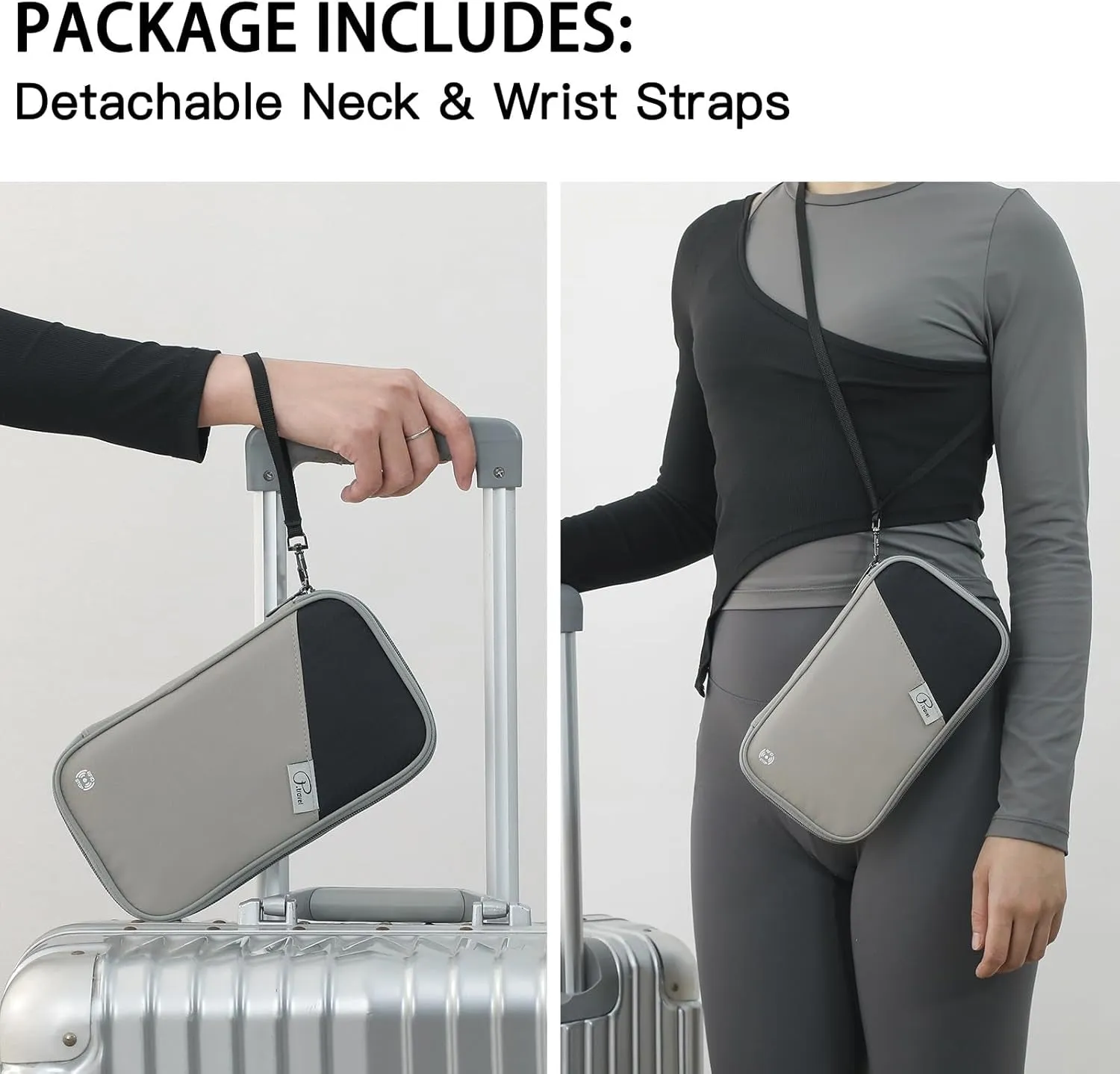 VanFn RFID Travel Passport Wallet, Family Passport Holder, Trip Document Organizer P.Travel Series