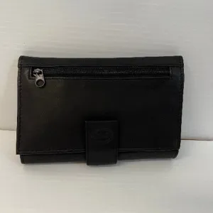 Wallet - Leather wallet with velcro flap