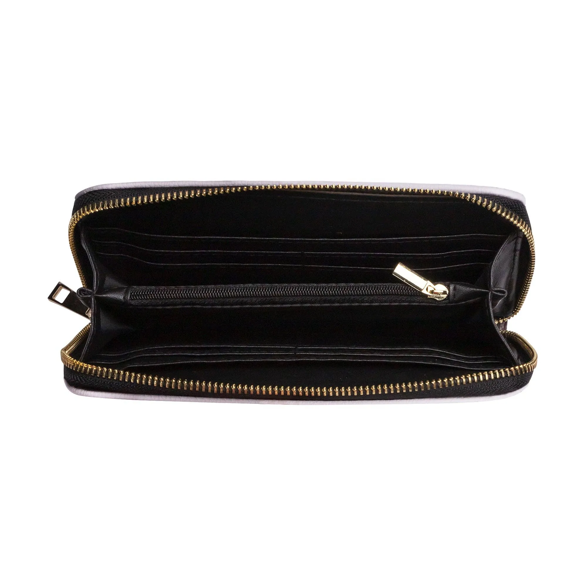 Wild West Western PU Leather Zip Up Wallet Handbag