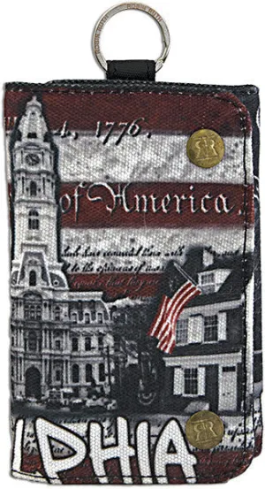 WWPH08 Robin Ruth Wallet Philadelphia Syline Black Color